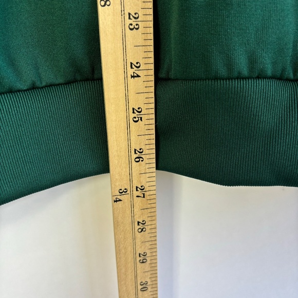 mens Adidas trefoil track jacket M color block blue green Logo spell out street - Picture 7 of 8